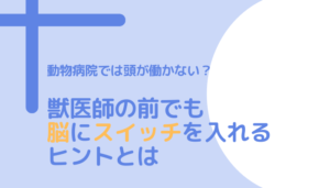 動物病院では頭が働かない？！獣医師の前でも脳にスイッチを入れるヒントとは